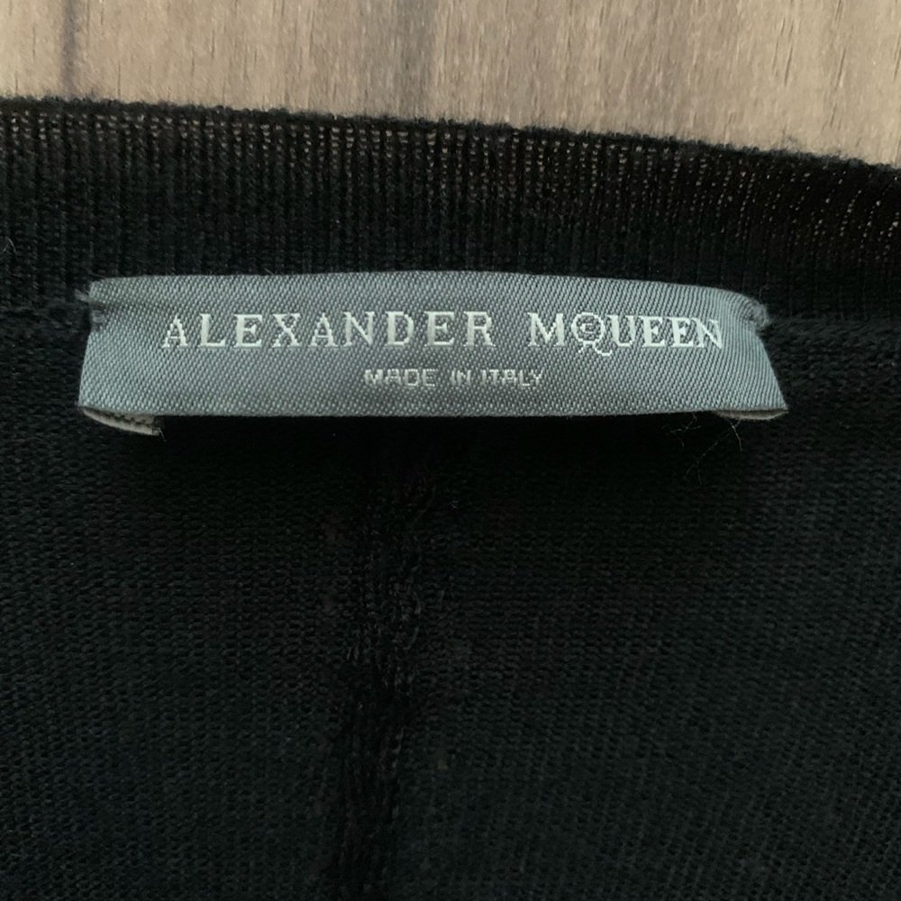NWOT Alexander McQueen Black Wool Bubble Dress - Picture 4 of 7